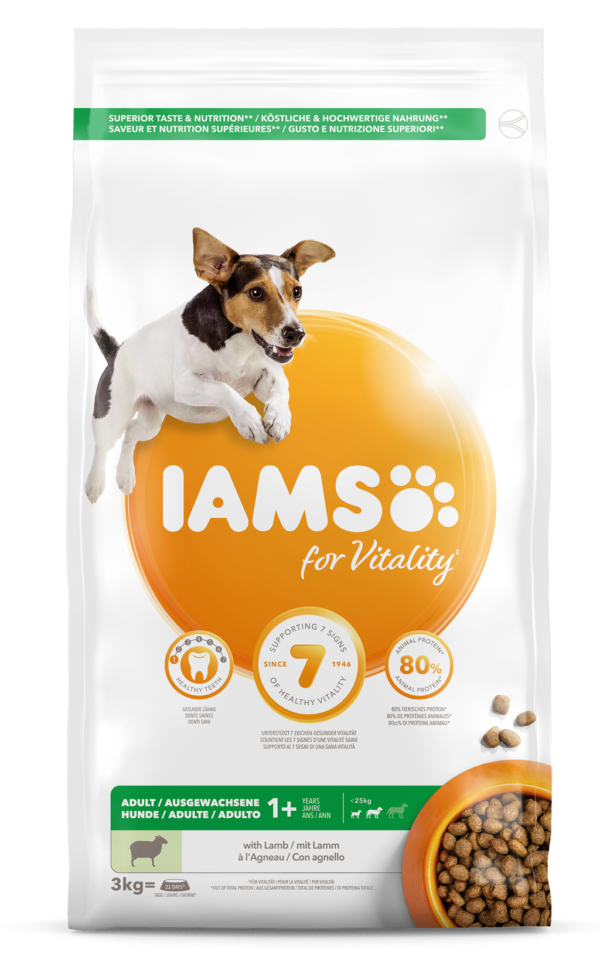 Iams Dog Lamb Small & Medium 3 kg