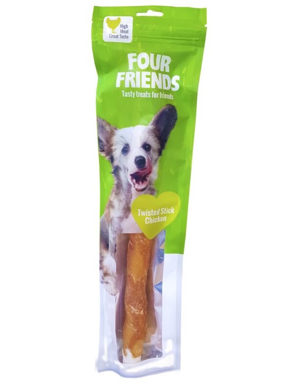 Four Friends Twisted Stick Chicken 40 cm