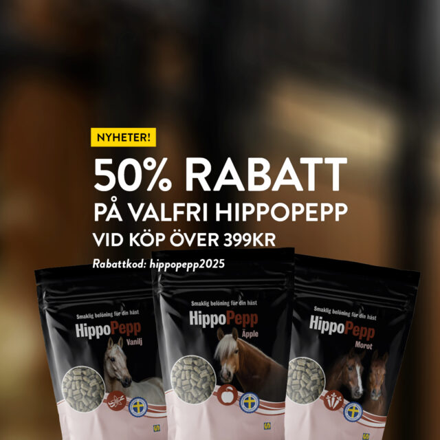 50% rabatt på valfri HippoPepp